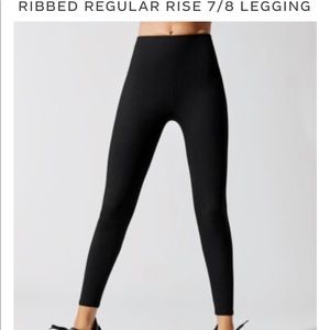 Carbon38 ribbed leggings